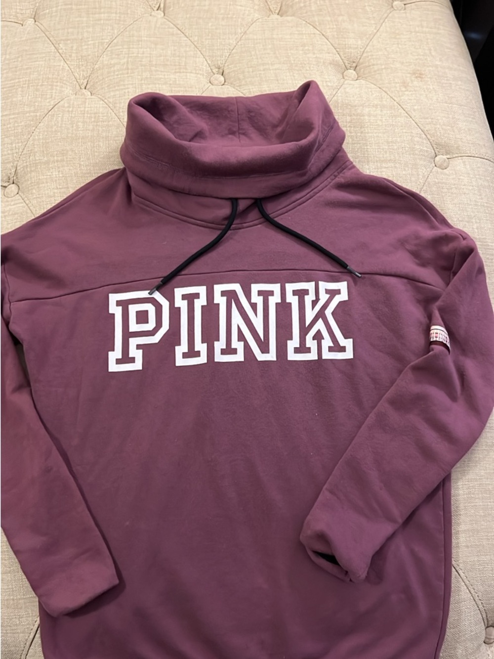 PINK Victoria's Secret High Neck Sweatshirt - Purple